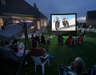 12 Foot Inflatable Screen Backyard Party Orlando